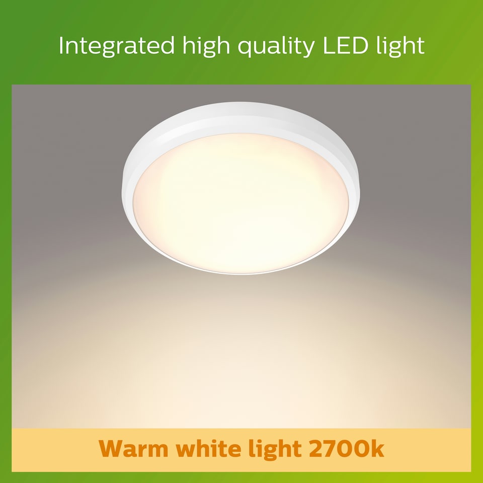 image 1 of Philips LED Doris 6W Ceiling Light White