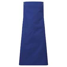 Premier Unisex Adult Swap & Pop Customizable Full Apron | Blue | Royal Blue | One Size | 1