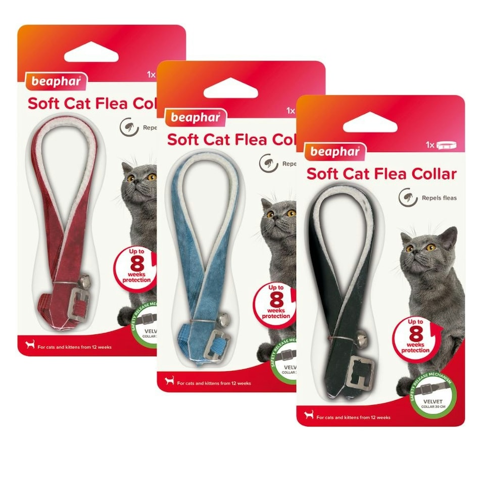Beaphar Soft Cat Flea Collar - Velvet N/A | S