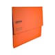 image 2 of Pack of 10 Orange Card Premium Foolscap Document Wallets