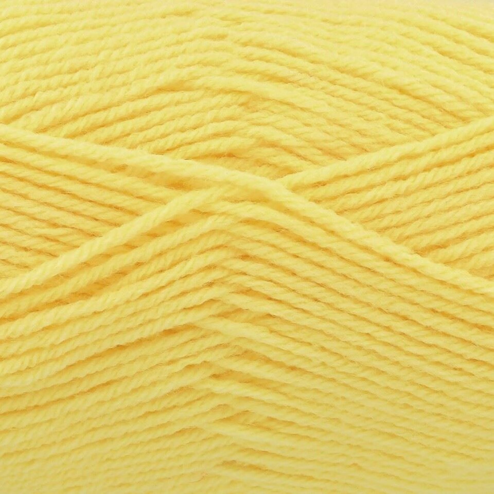 King Cole Yellow Bounty Aran Yarn (Value Pack 4 x 250g Balls) For Crochet, Knitting - 587m per ball