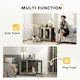 image 9 of PawHut Dog Crate Furniture, End Table for Medium Dogs w/ Cushion