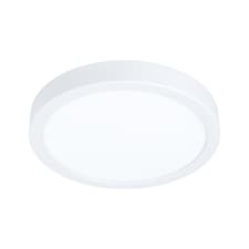 EGLO Fueva 6 Ultra-Slim Surface-Mounted White Round LED Light WBS White