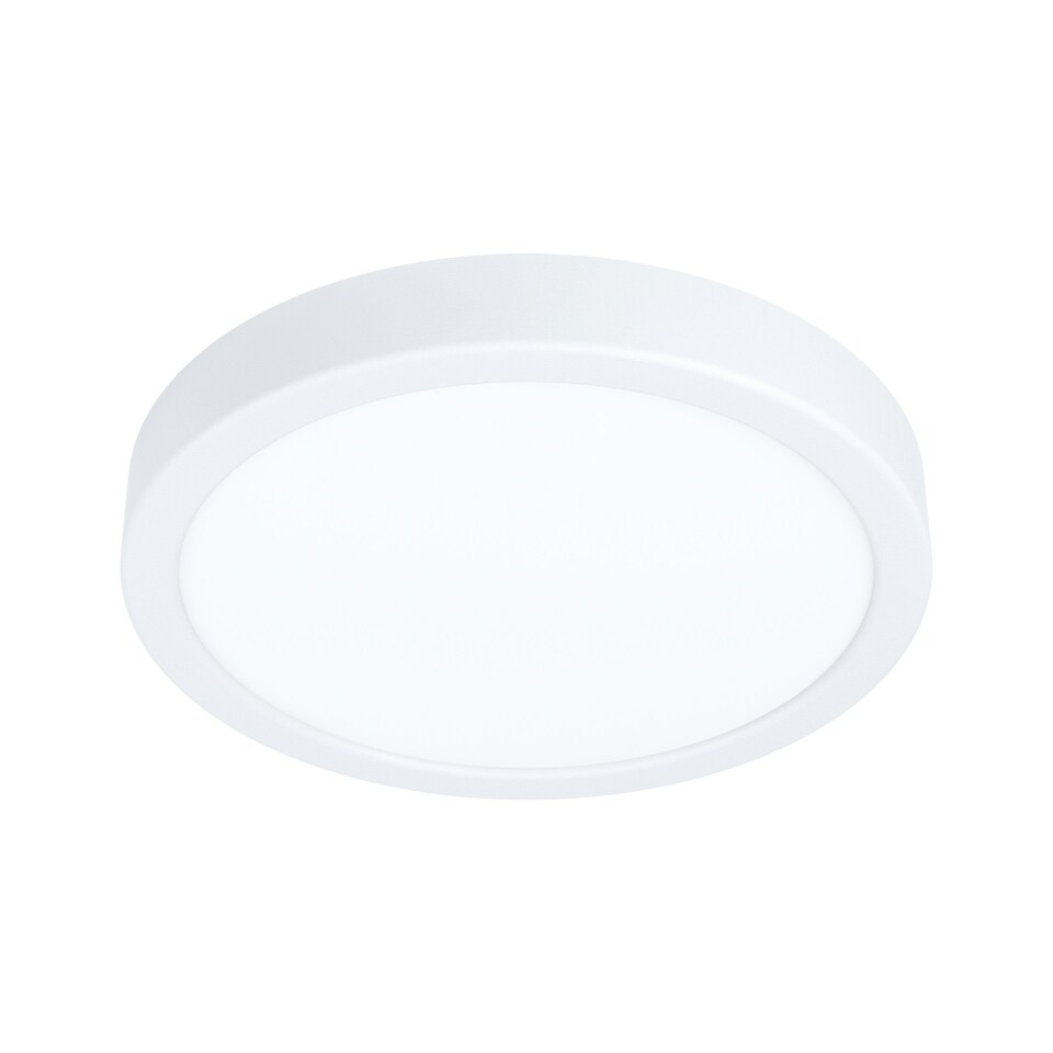 image 1 of EGLO Fueva 6 Ultra-Slim Surface-Mounted White Round LED Light WBS White
