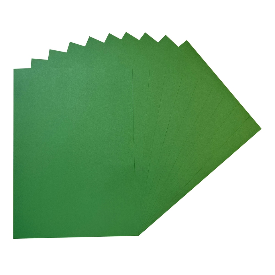 image 1 of Pack of 100 A4 Coloured Paper 75gsm Sheets Green | A4