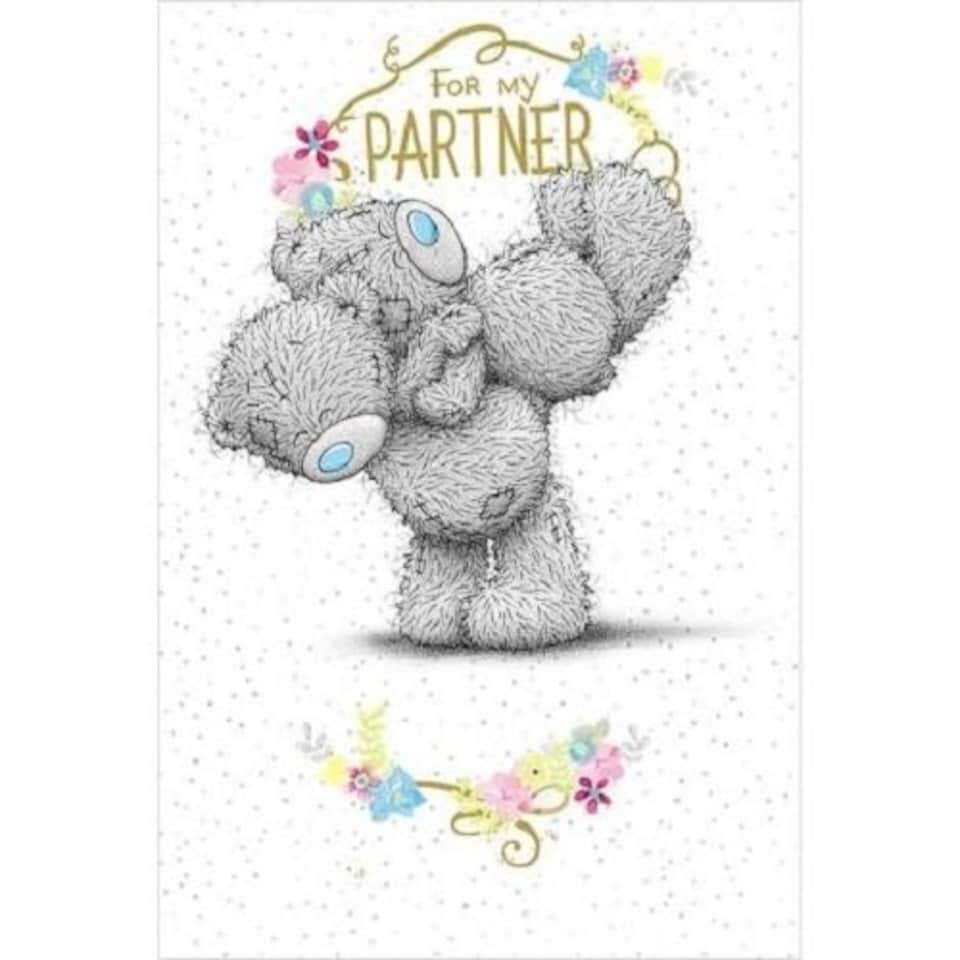 image 1 of Me to You For My Partner With Love Card All Occasions Tatty Teddy Bear