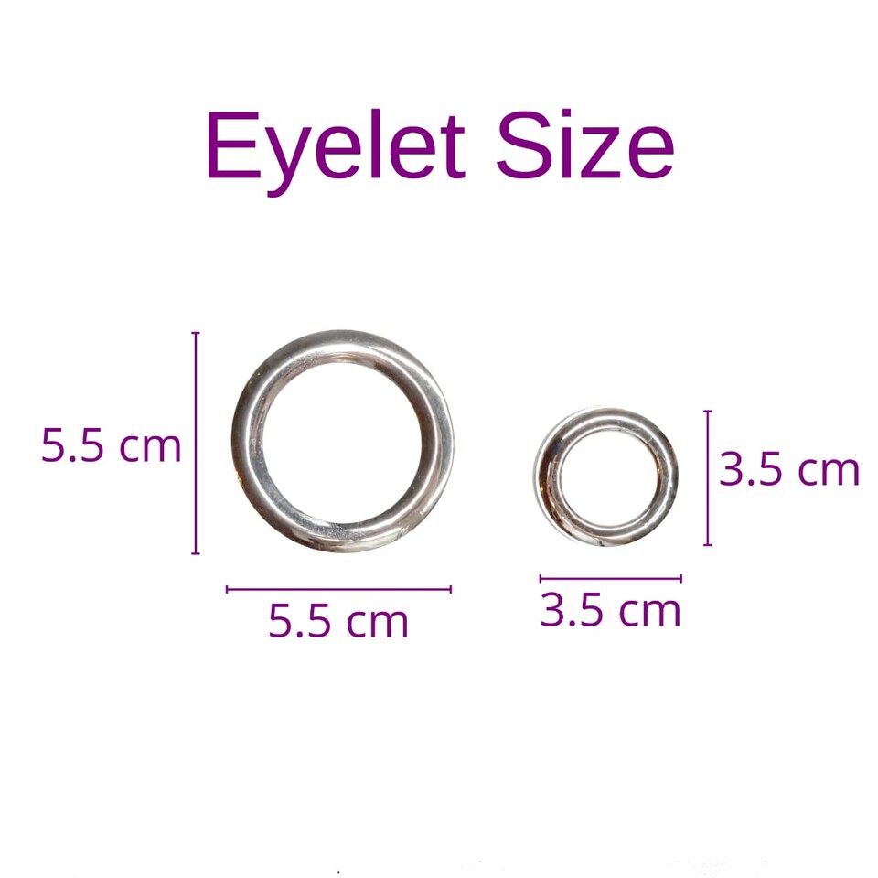 image 1 of FURNISHED Blackout Roller Blinds with Triple Round Eyelets Cut to Size Easy Fit Window Shade | White | White | (W) 240cm x (L) 210cm