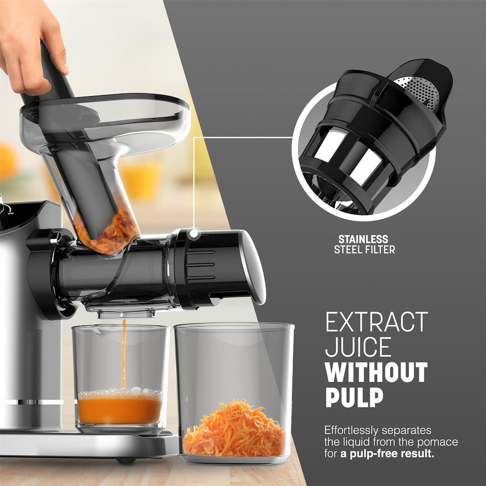 image 1 of Keplin Cold Press Slow Masticating Juicer 150W with 7 Stage Auger