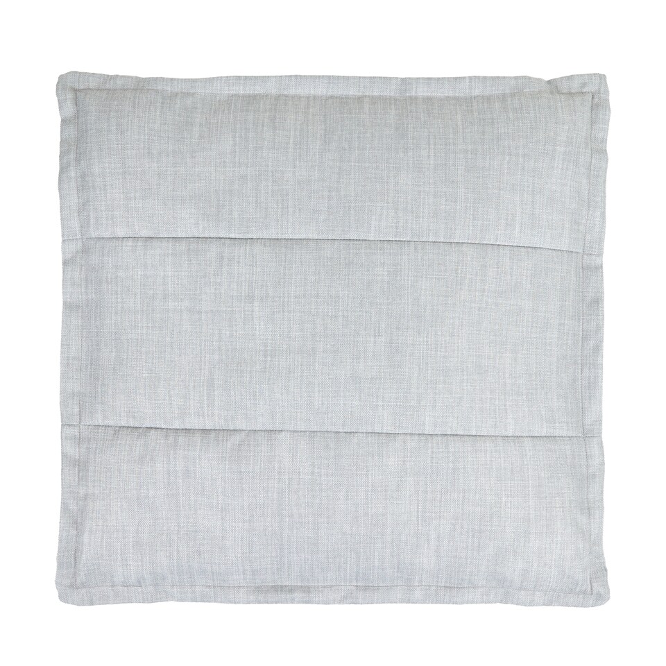 image 1 of Vita Indoor Outdoor Pouffe Footstool Grey Bean Bags | Grey | Grey | 1