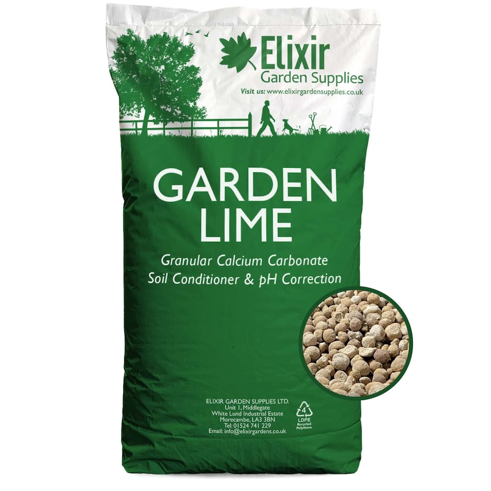 image 1 of Elixir Gardens Garden Lime Granular Limestone Calcium Magnesium Soil Conditioner x20kg Bag