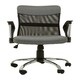 image 3 of Interiors by Premier Fenix Grey Home Office Chair With Chrome Arms