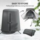 image 5 of Outsunny Hanging Egg Chair Cover Swing Chair Cover Waterproof, 196 x 230 cm 