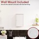 image 5 of Bath Vida Priano 1 Door Wall Mounted Bathroom Cabinet, White