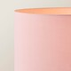 image 5 of ValueLights Morrigan Blush Shade Grey Wood Tripod Floor Lamp | Pink
