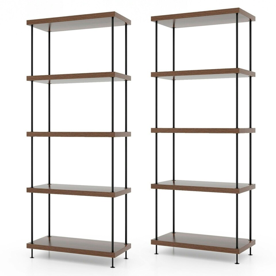 image 1 of COSTWAY 5-Tier Multipurpose Display Rack Shelving Unit