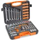 image 1 of VonHaus 104-Piece Screwdriver Tool Socket Set with Carry Case