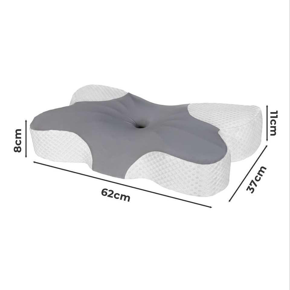image 1 of Lavio Ergonomic Cervical Memory Foam Pillow for Neck Pain Relief Cool Breathable