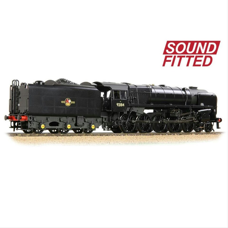 image 1 of Bachmann 9F Class 92184 BR Late Black BR1F Tender (DCC-Sound)