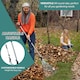 image 6 of 5-in-1 Garden Rake Set Adjustable Handle with 2 Large leaves Grabber Leaf Rake