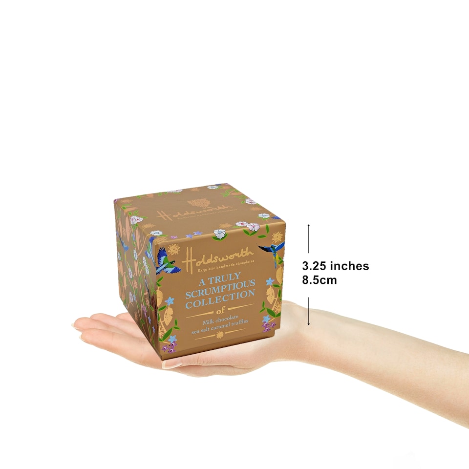 image 1 of Holdsworth Chocolates Truly Scrumptious Sea Salt Caramel Truffles 100g
