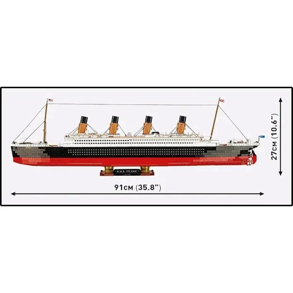 image 1 of Cobi 1686 Historical Collection  R.M.S Titanic  3260 pcs