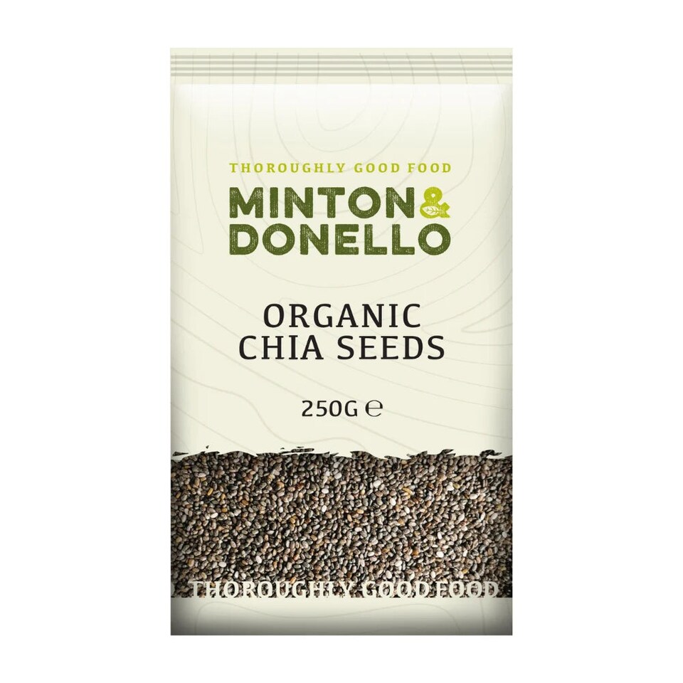image 1 of Minton & Donello Organic Chia Seeds 6 x 250g