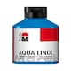 image 2 of Marabu Aqua-Lino Printing Colour, Medium Blue, 250ml