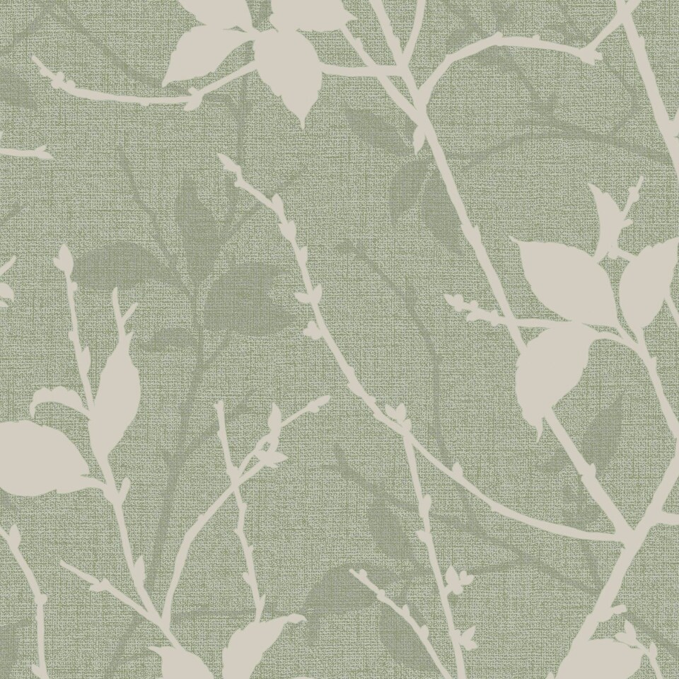 image 1 of Boutique Belle Geometric Sage Green Wallpaper Green | Gold