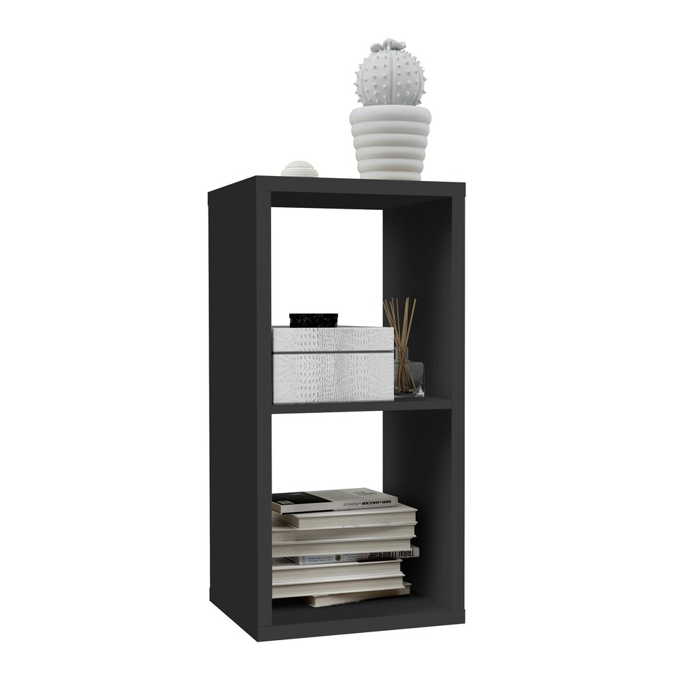 image 1 of Mauro 1 Shelf Storage Unit in Matt Black