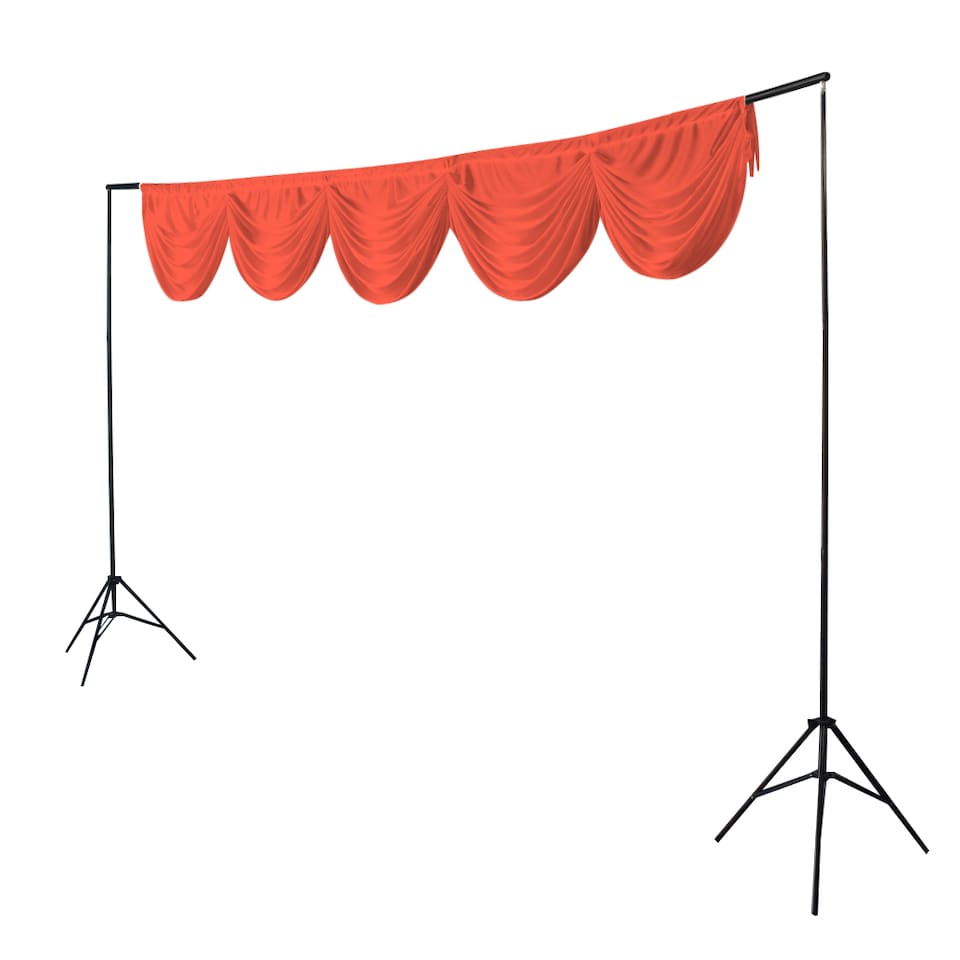 image 1 of 3M Ice Silk Wedding Drapery, Detachable Backdrop Curtain - 1pc