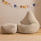 image 1 of Icon Kids High Back and Footstool, Jumbo Cord, Stone