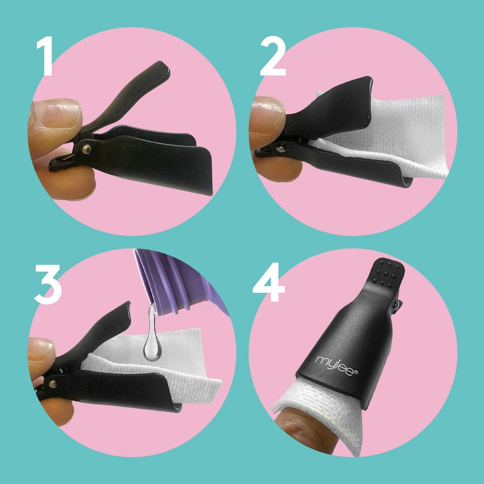 image 1 of Mylee Soak Off Clips for Nail Gel Polish Removal