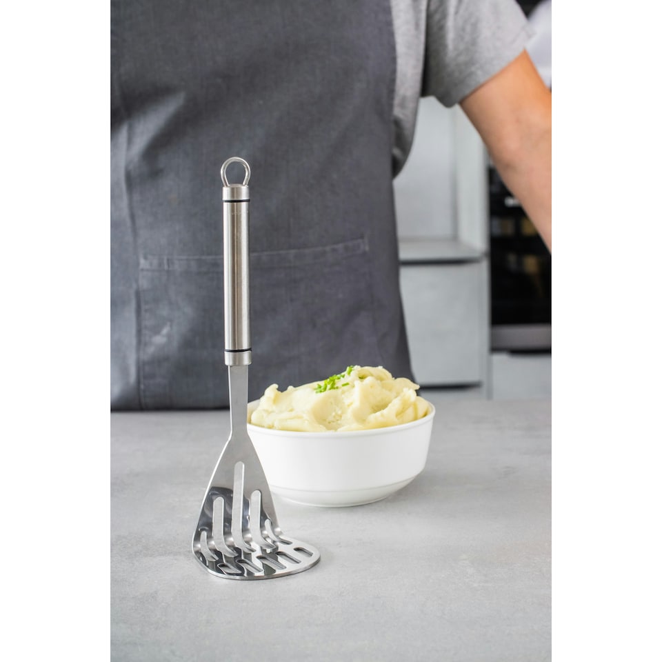 image 1 of KitchenCraft Masher Silver Stainless Steel
