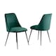 image 1 of Morandi Velvet Dining Chairs - Set of 2