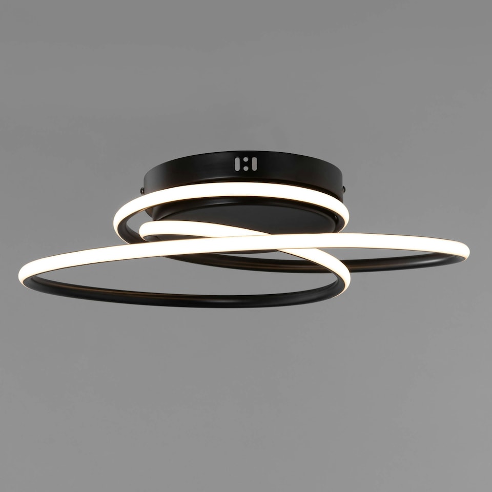 image 1 of BHS Pei LED Ceiling Light | Black | Satin Black | 1