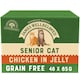 image 1 of James Wellbeloved Grain Free Senior Wet Cat Food Pouches Chicken in Jelly 48 x 85g