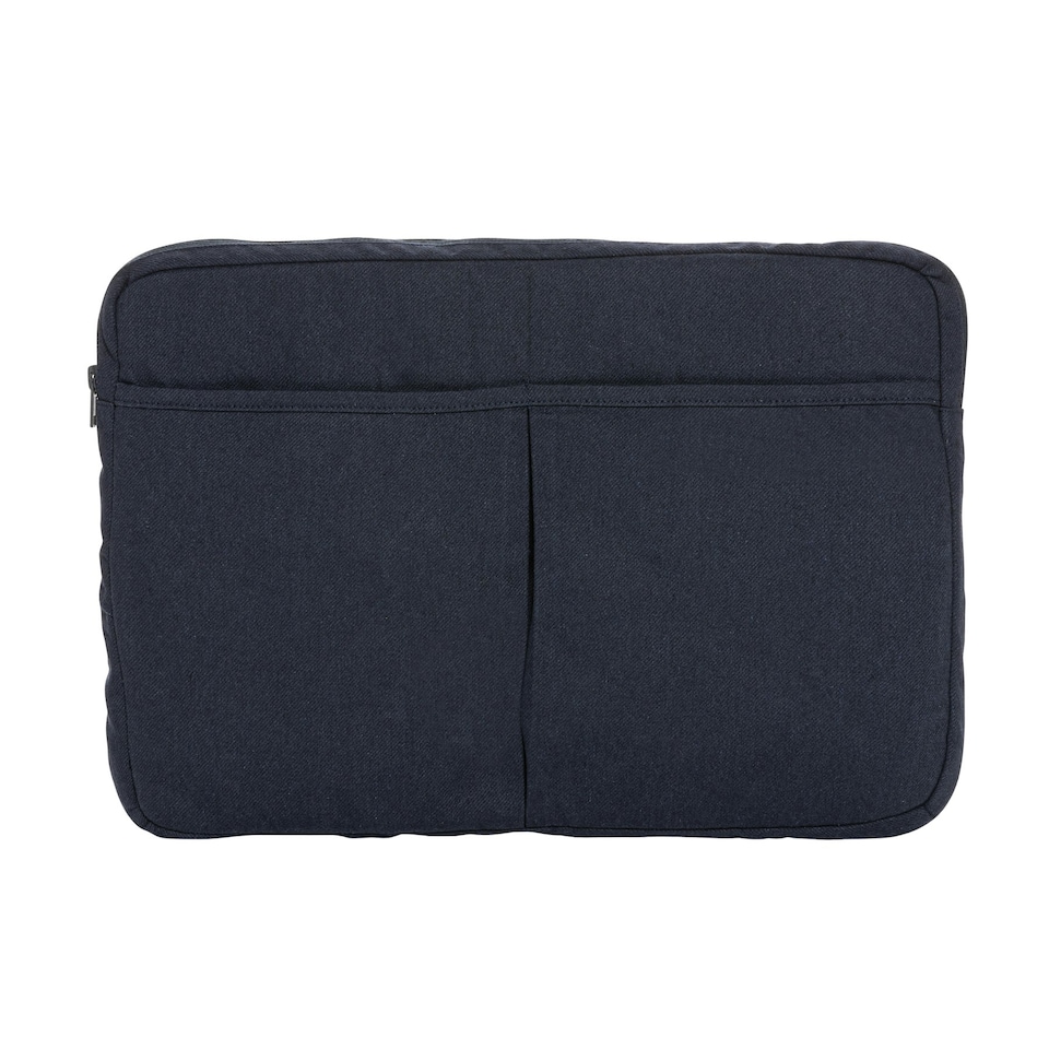 image 1 of XD Collection Laluka Recycled Cotton Aware Laptop Sleeve - Navy - One Size | Blue