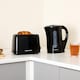 image 2 of Hamilton Beach Essential Kettle & Toaster Set Black