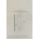 image 3 of 400mm (H) x 830mm (W) - White Horizontal Radiator (New Yorker Classic) - 4 Columns - (0.6m x 0.83m) - Depth 148mm