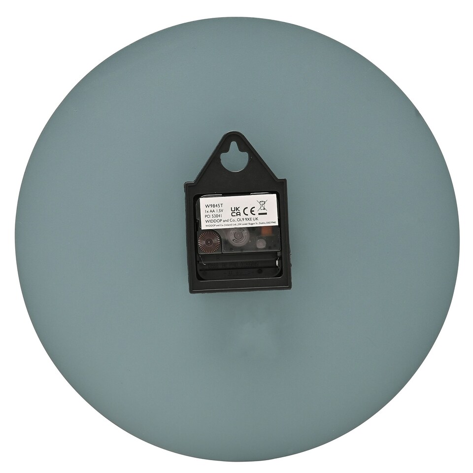 image 1 of Interval Minimalist Wall Clock 30cm - Teal Blue | Teal