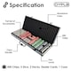 image 8 of Poker Set - 500 Piece Complete With Casino Style Case