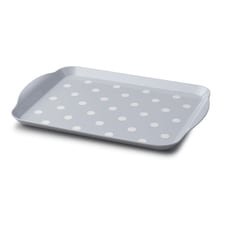 Melamine Dotty Tray, Small | Grey | French Grey