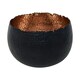 image 9 of Hammered Bowl Planter - Iron - L30 x W30 x H21 cm - Black | Black