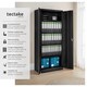 image 2 of Filing Cabinet Blain - 5 height-adjustable shelves, lockable doors | Black | black | 80 x 40 x 180 cm | 1