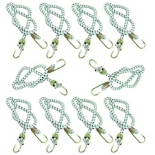 36" Heavy Duty Bungee Cords Fasteners Tie Downs Fastening Metal Hooks 10pk