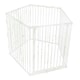 image 3 of Bettacare Extra Tall Pet Pen, Pentagon, White, 105cm High, 5 Panels, 1x72cm Door Panel and 4x72cm Side Panels, Dog Pen for Pets White