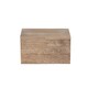 image 3 of Small Oak Effect Heart Cut Handle Wooden Lidded Storage Box | Brown | Brown | Small