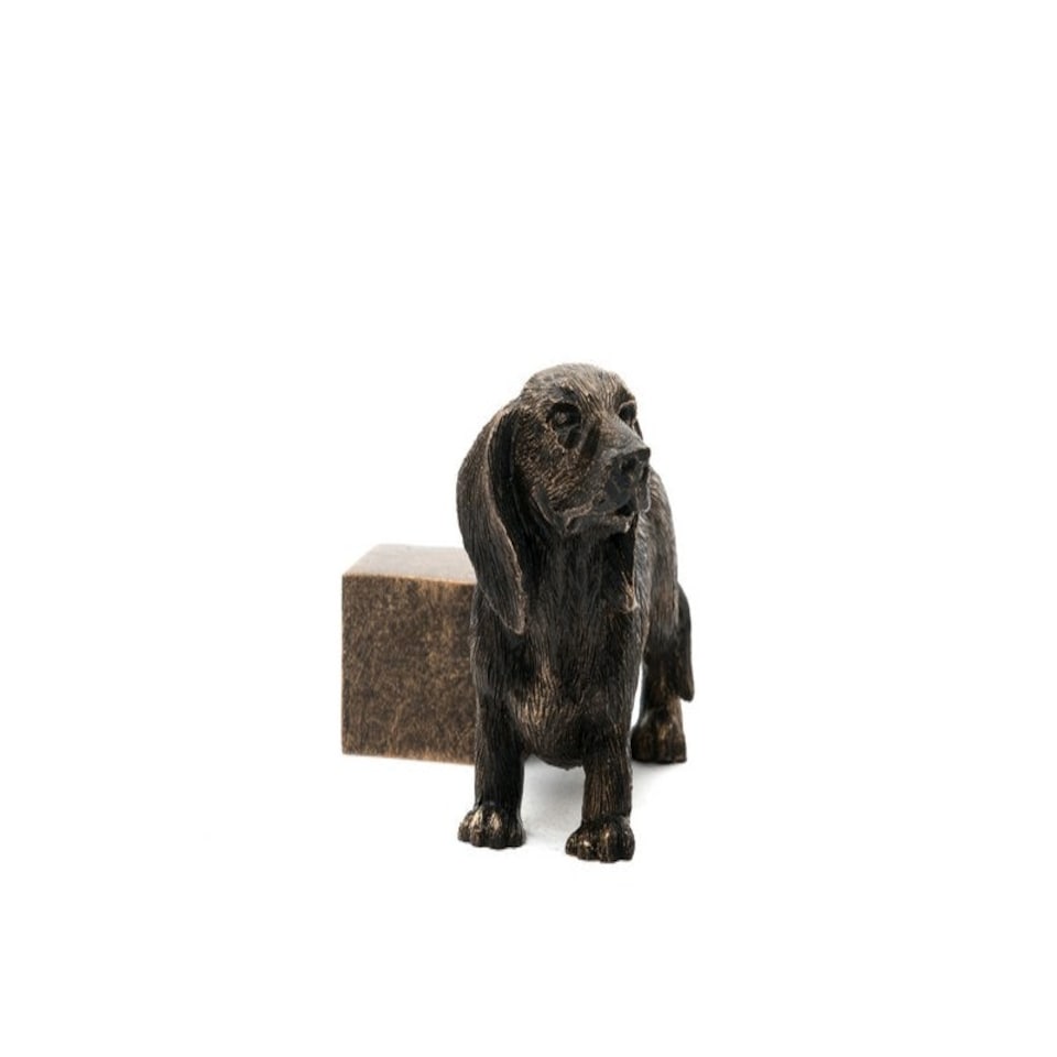 image 1 of Dachshund Plant Pot Feet - Set of 3 - L7.5 x W10 x H5.3 cm Brown