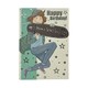 image 1 of Boy Holding A Skateboard Design Juvenile Male Birthday Card