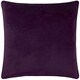 image 2 of Paoletti Guilded Palms Embroidered Plum Cushion Cover 45 x 45 cm Multi